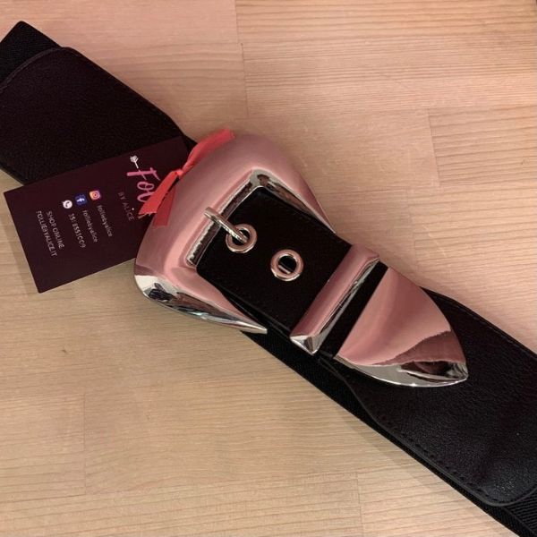 Cintura Alta Vintage Con Fibbia E Design A Treccia | Elegante E Regolabile Per Vestiti, Gonna O Jeans - Foto 4