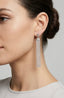 Orecchini argento pendenti di strass