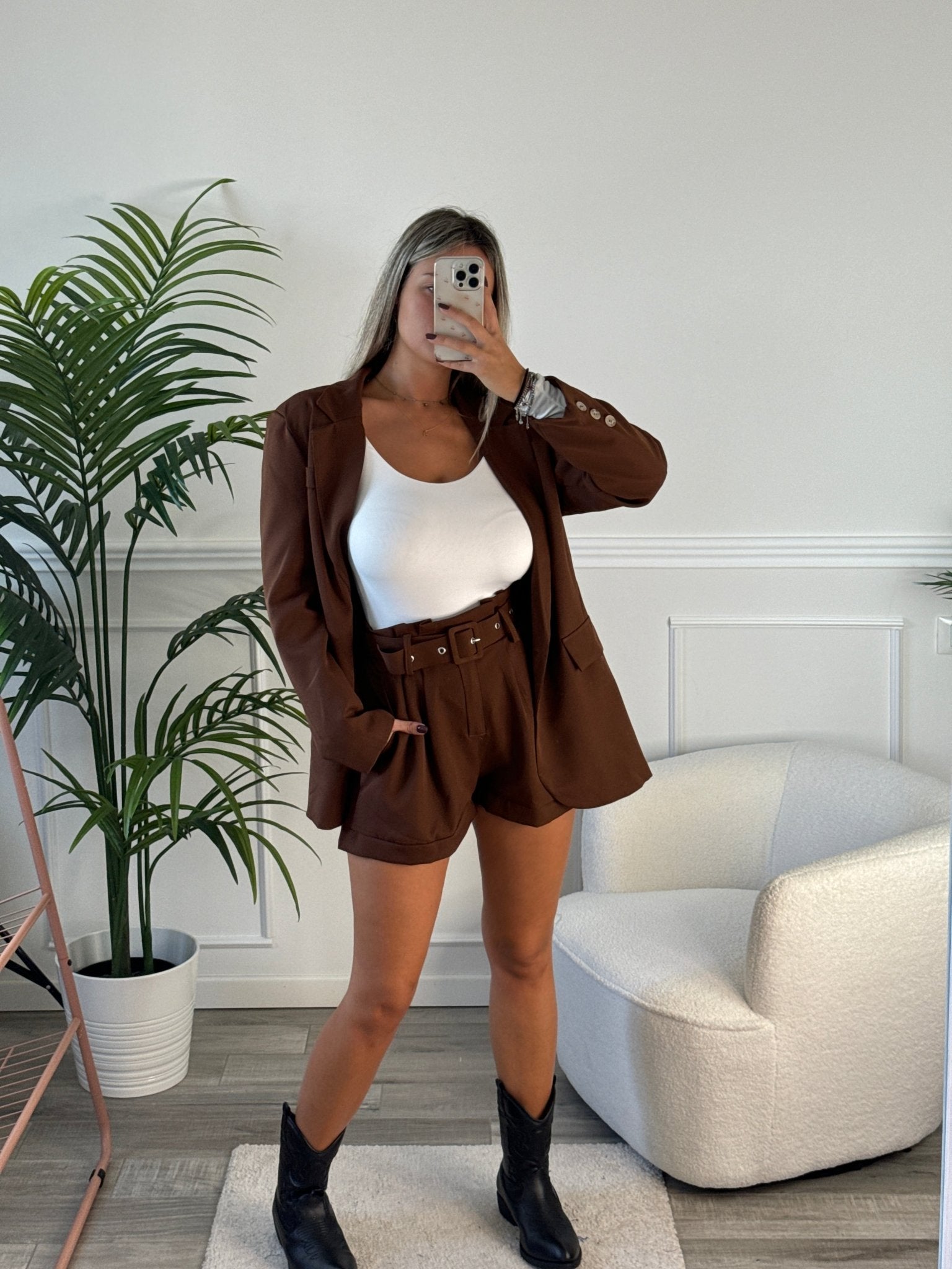 Body satin a maniche lunghe - Follie by Alice