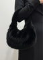 Borsa a mano effetto pelliccia - Follie by Alice