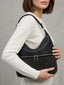 Borsa a spalla con borchie e zip - Follie by Alice