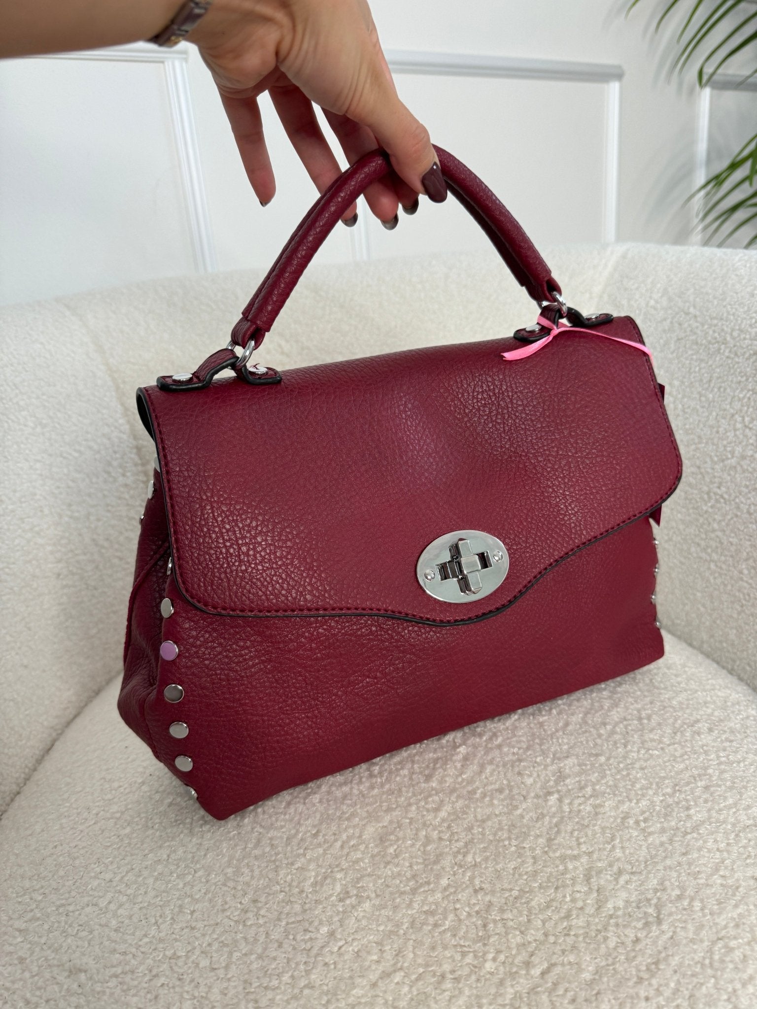 Borsa a tracolla con borchie - Follie by Alice