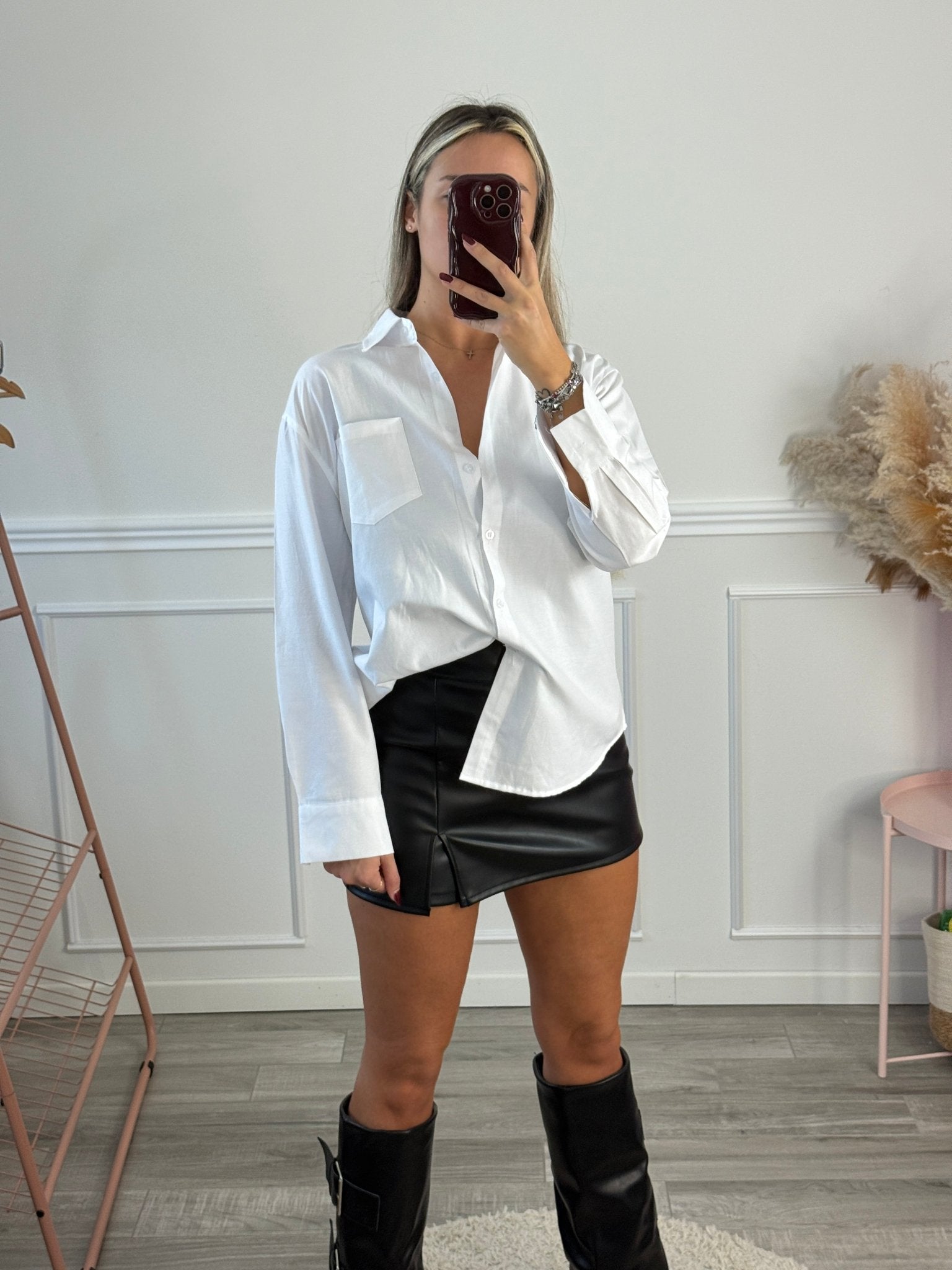 Camicia a maniche lunghe con taschino - Follie by Alice