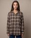 Camicia in flanella a quadri scozzesi ASPEN - Follie by Alice