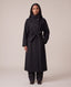 Cappotto lungo con collo a imbuto ZURIGO - Follie by Alice