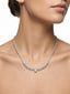 Collana argento tennis con strass a goccia e punto luce - Follie by Alice