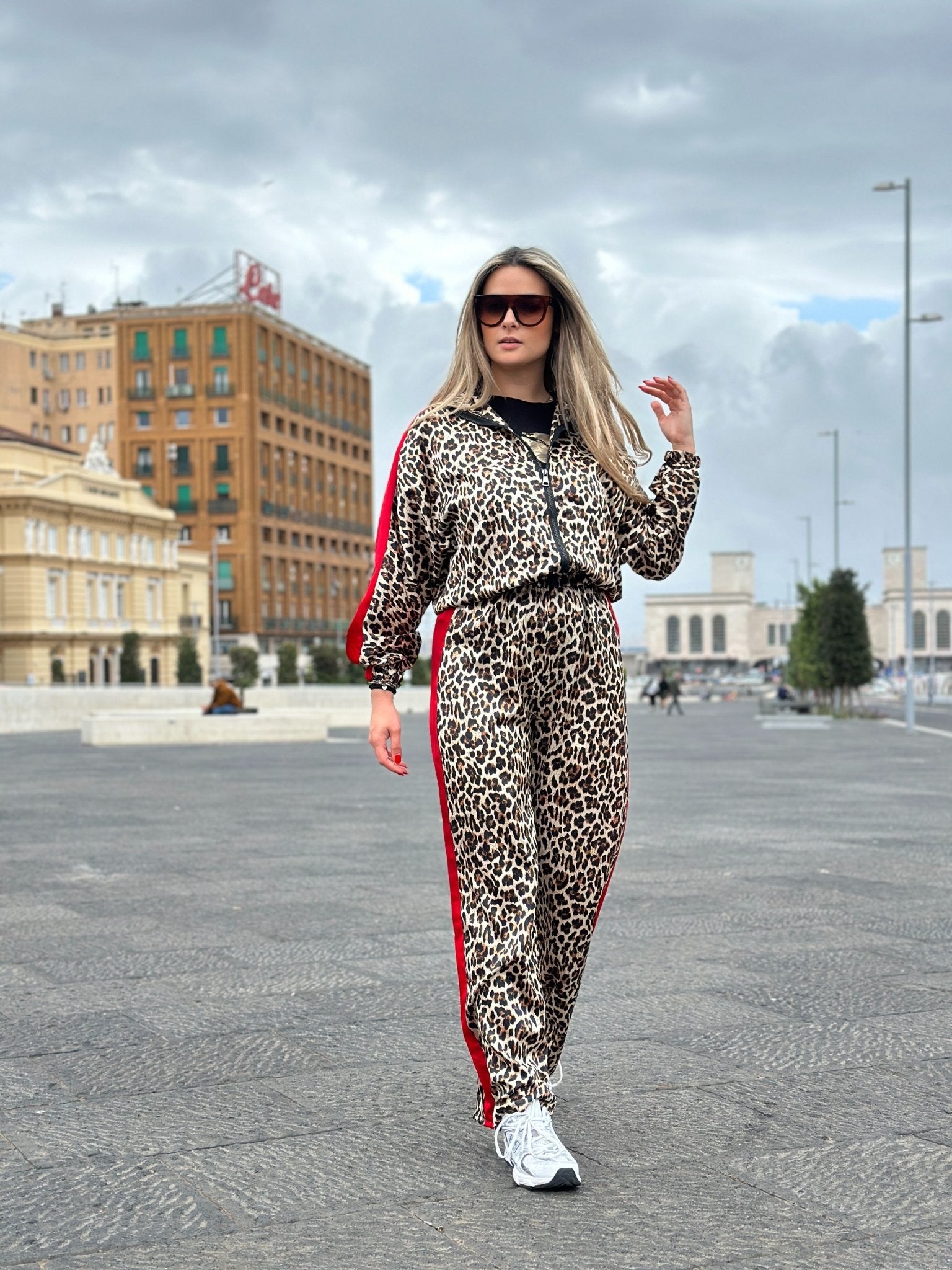 Felpa leggera animalier WILDZIP - Follie by Alice