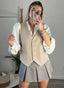 Gilet con taschine e bottoni - Follie by Alice