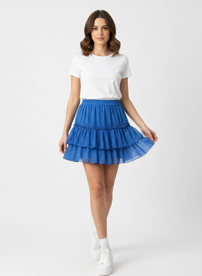 Gonna a balze blu a pois - Follie by Alice