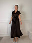 Longuette svasata in raso PETRA - Follie by Alice