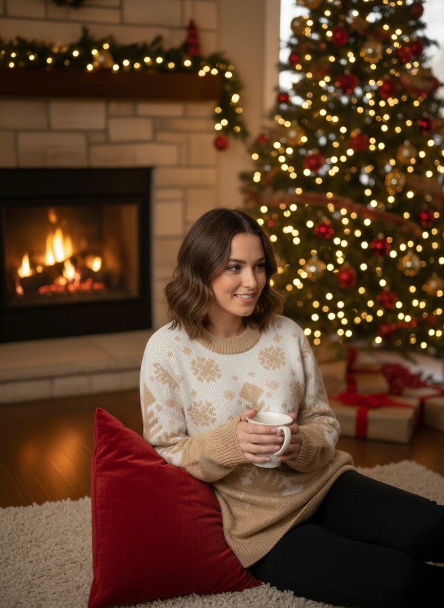 Maglioncino con fiocchi di neve