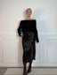 Maxi maglione in lana a fascia - Follie by Alice