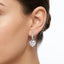 Orecchini argento con cuore gioiello e strass - Follie by Alice