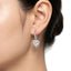 Orecchini argento con cuoricini strass - Follie by Alice