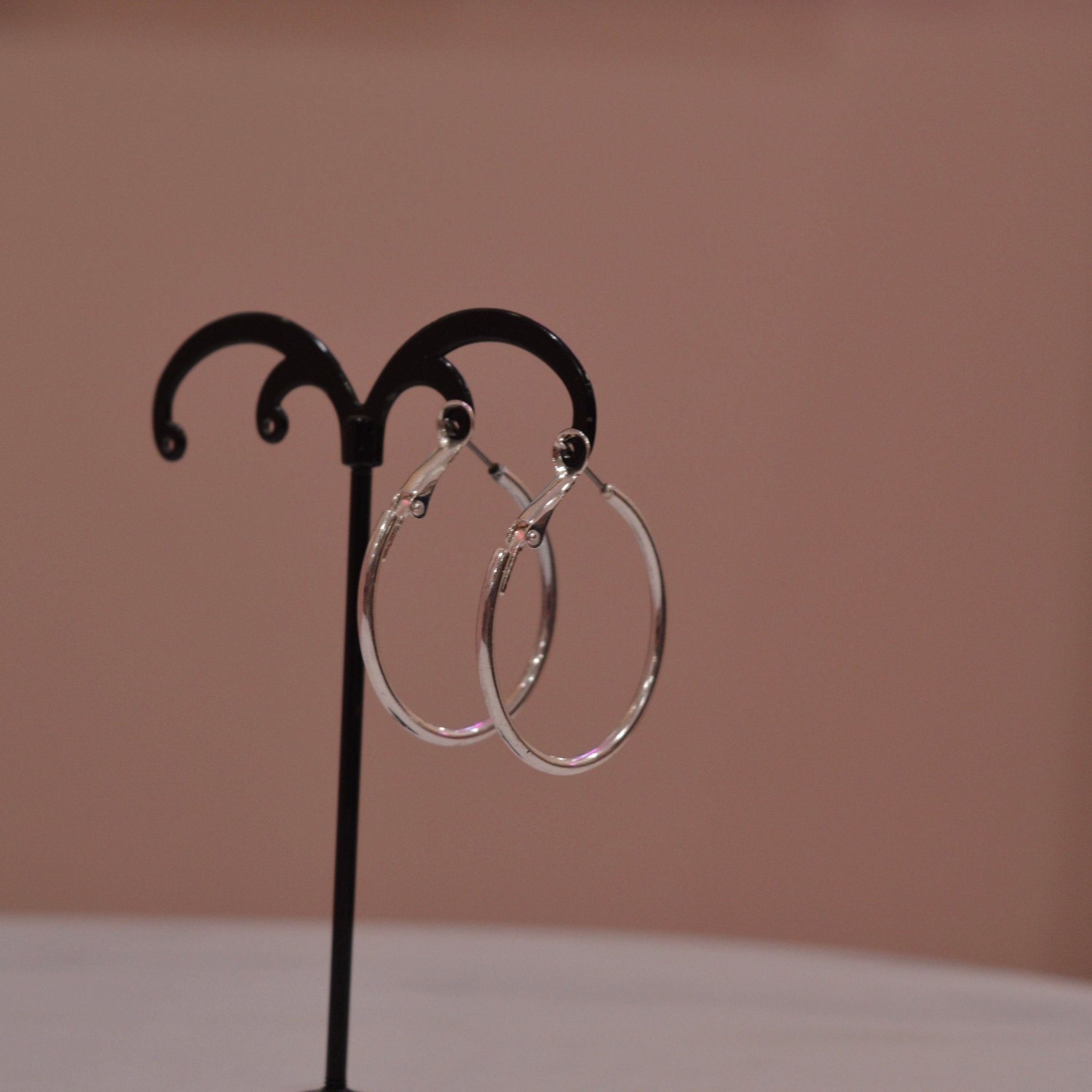 Orecchini argento medi a cerchio - Follie by Alice