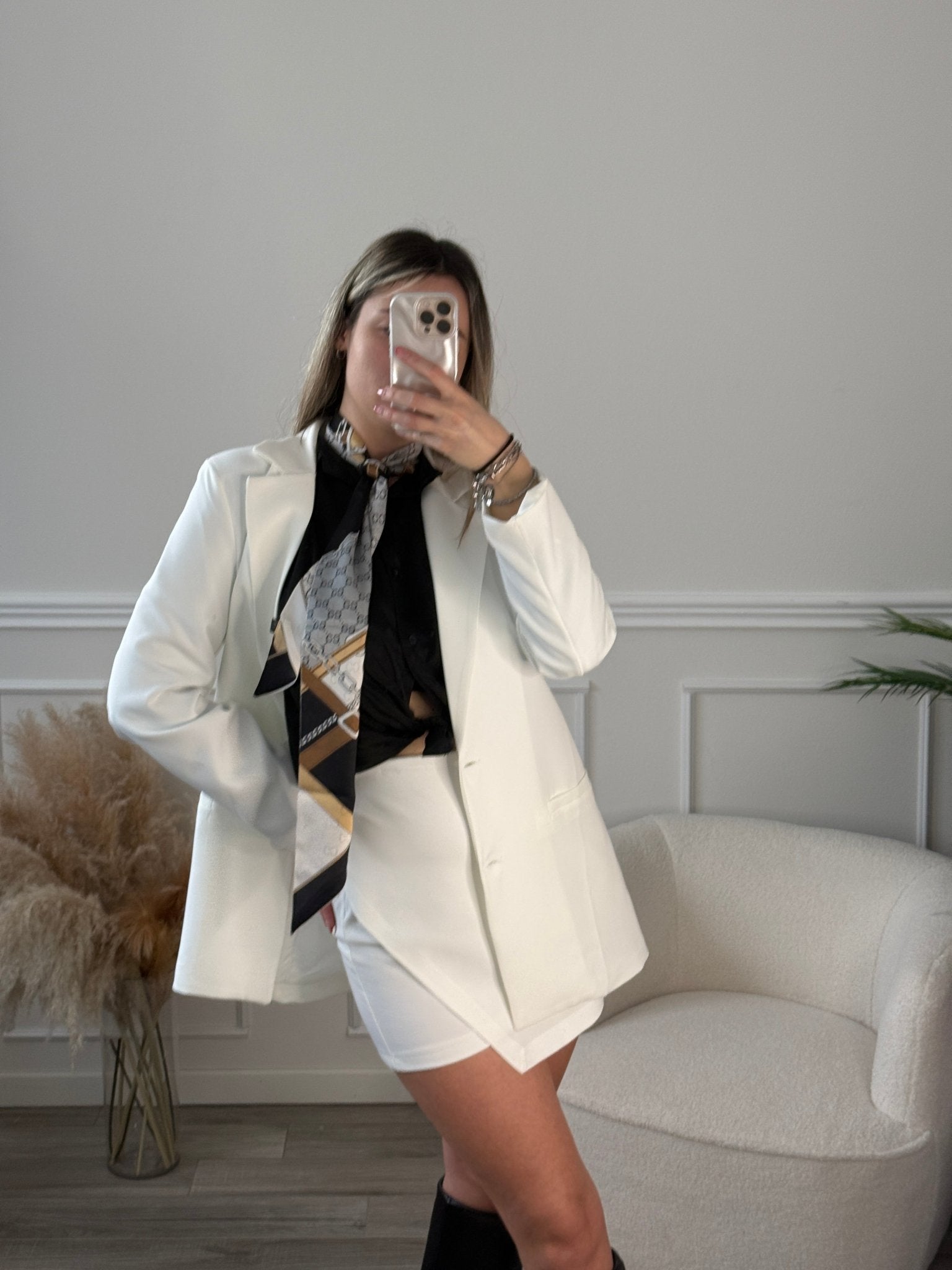 Pantaloncino - gonna a portafoglio con vita elasticizzata - Follie by Alice