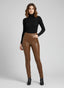 Pantaloni marroni in similpelle - Follie by Alice