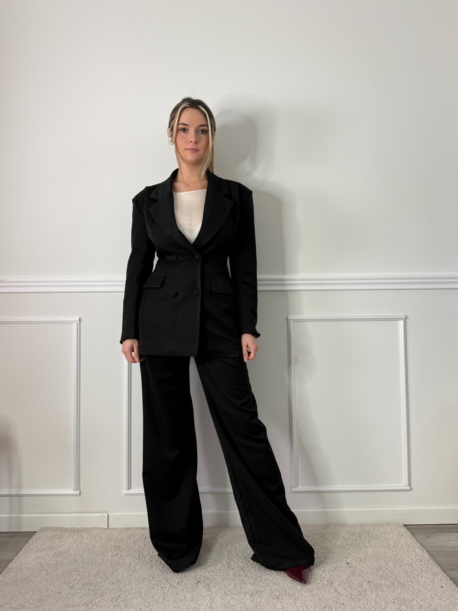 Pantaloni oversize da completo a palazzo - Follie by Alice