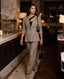 Pantaloni oversize da completo a palazzo TAMIGI - Follie by Alice