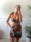 Pareo gonna con foglie tropicali e leopardo ISLA - Follie by Alice
