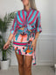 Pareo gonna con pappagalli e palme ISLA - Follie by Alice