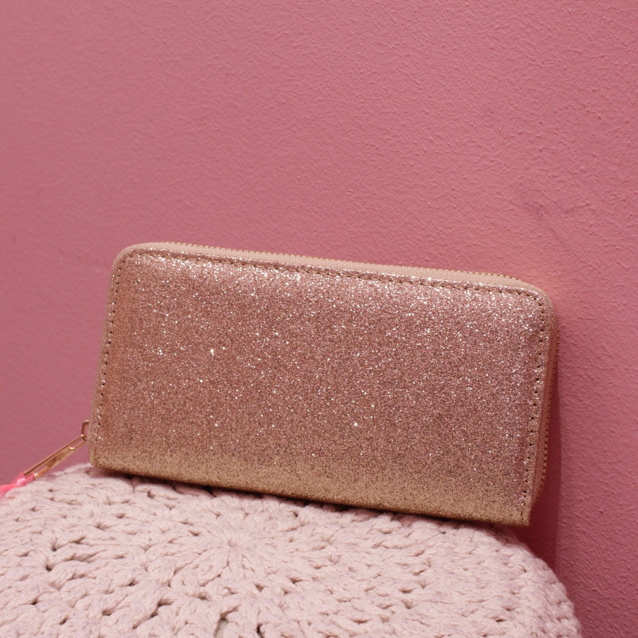 Portafoglio oro glitterato - Follie by Alice