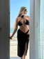 Set Bikini con gonna lunga satin coordinata - Follie by Alice