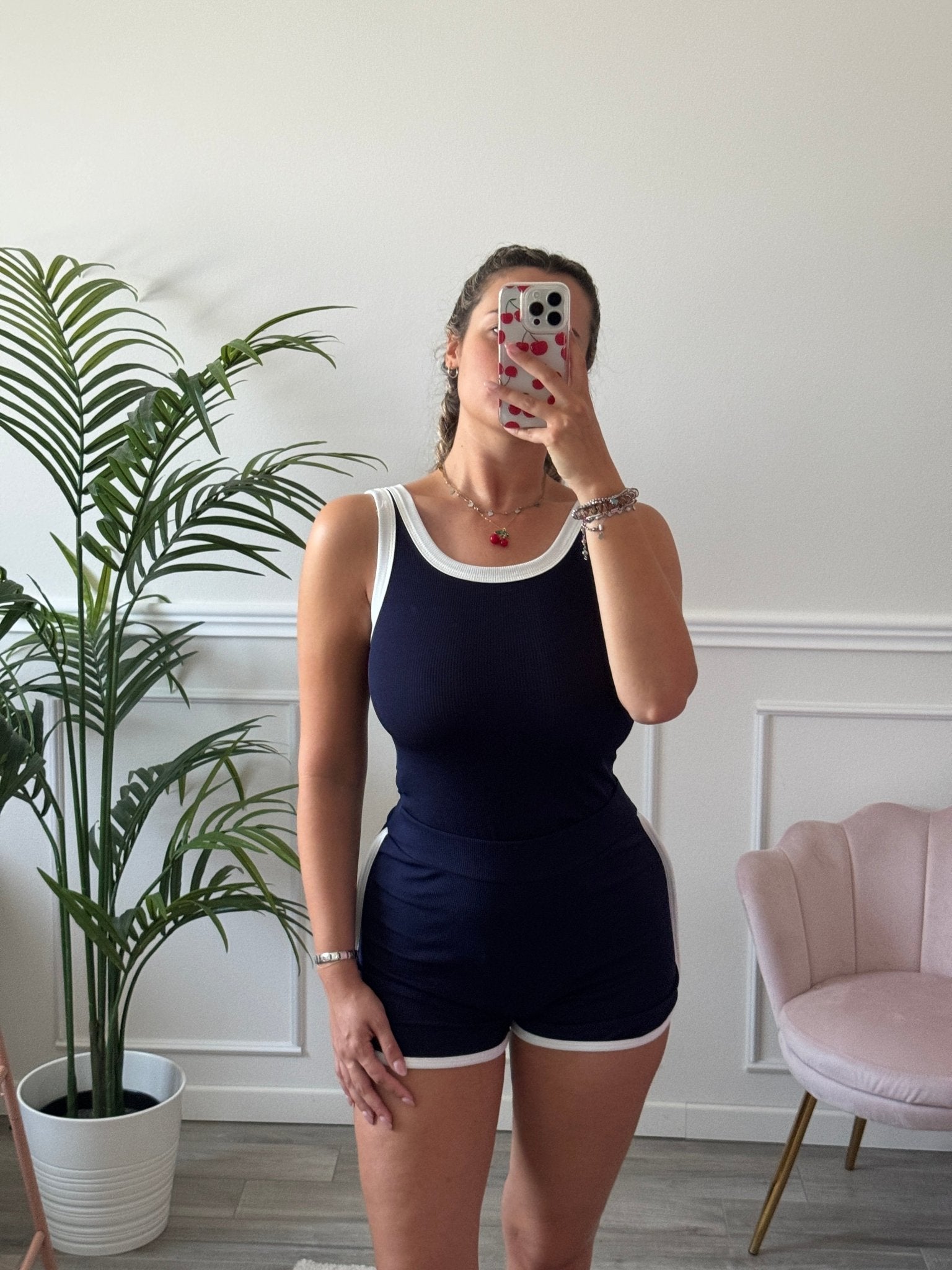 Top a costine con bordi a contrasto - Follie by Alice