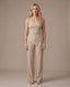Top a fascia asimmetrico con orlo in pizzo CLEO - Follie by Alice