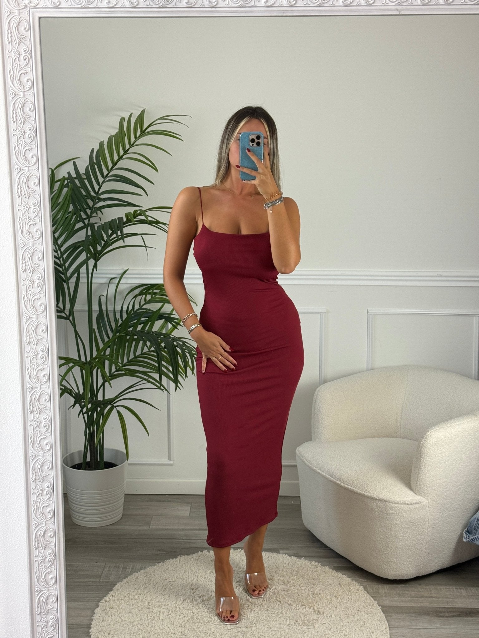 Tubino lungo a costine LANE - Follie by Alice