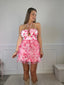 Vestitino a balze in tulle floreale ORTIZ - Follie by Alice
