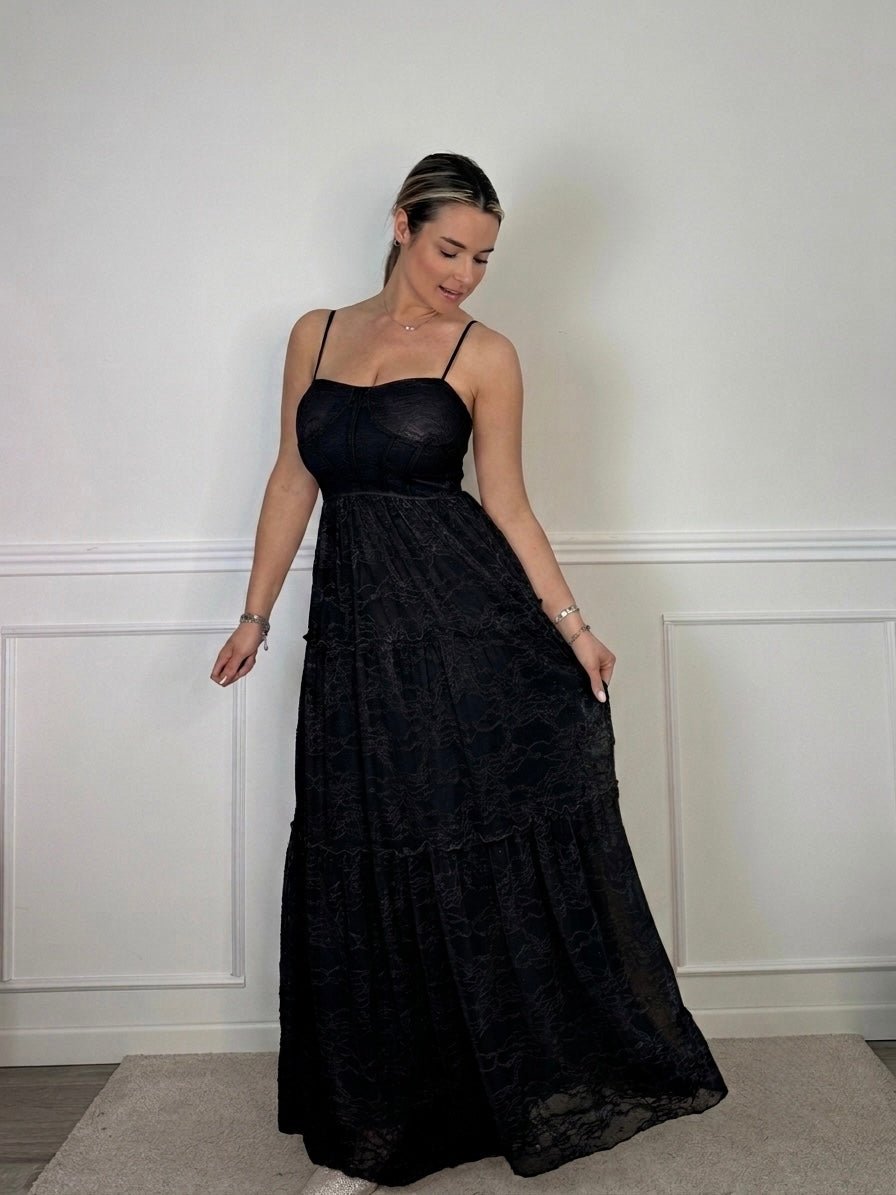 Vestito lungo in pizzo GRACE