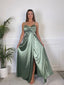 Vestito lungo in raso VELOUR - Follie by Alice