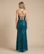 Vestito lungo in tulle con paillettes all-over ALLORO - Follie by Alice