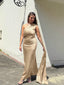 Vestito lungo monospalla con fusciacca VELA - Follie by Alice