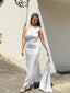 Vestito lungo monospalla con fusciacca VELA - Follie by Alice