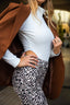 Body bianco a costine con schiena scoperta - Follie by Alice