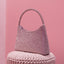 Borsa a mano con strass gioiello argento - Follie by Alice