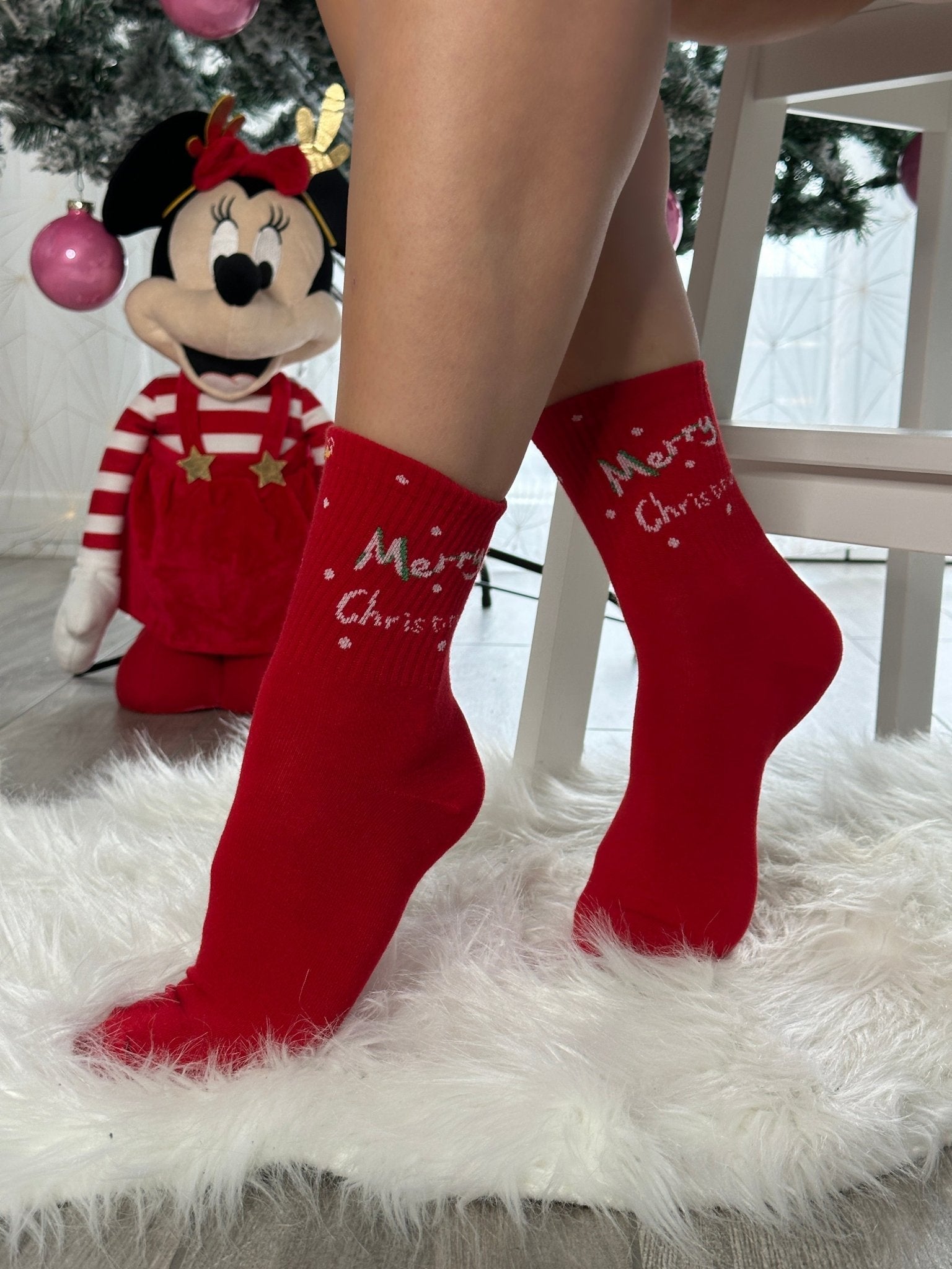 Calzini natalizi rossi Merry Christmas - Follie by Alice
