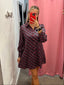 Camicia vestito viola fantasia - Follie by Alice