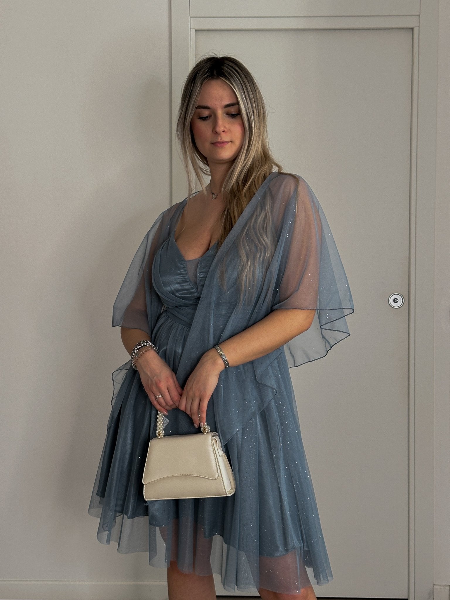 Coprispalla velato con brillanti - Follie by Alice