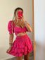 Gonna fucsia a pois con balze - Follie by Alice