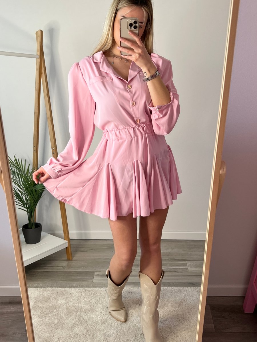 Gonna rosa bubble a ruota