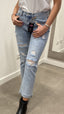 Jeans lavaggio chiaro con strappi - Follie by Alice