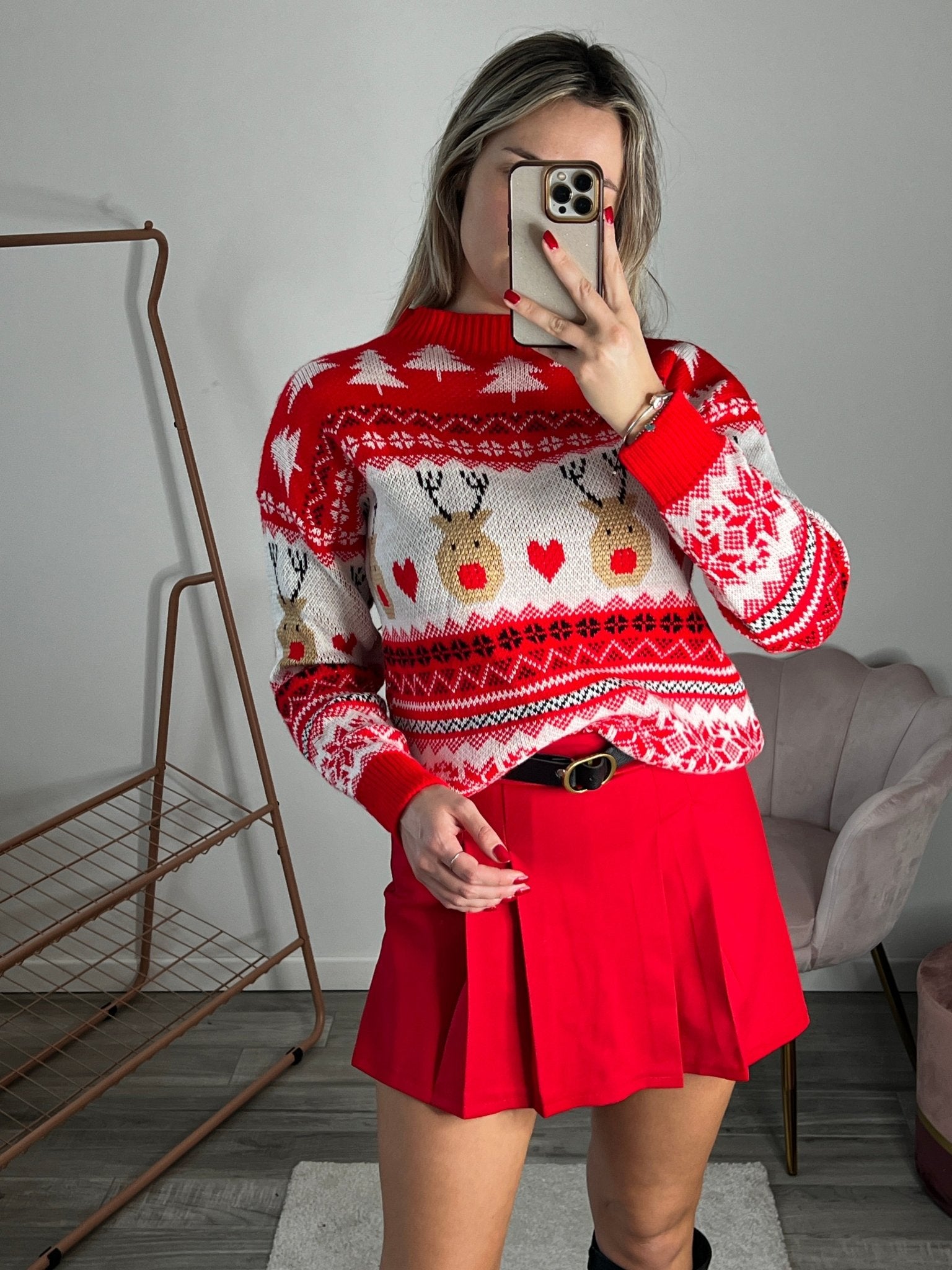 Maglione natalizio con Renne di Natale - Follie by Alice