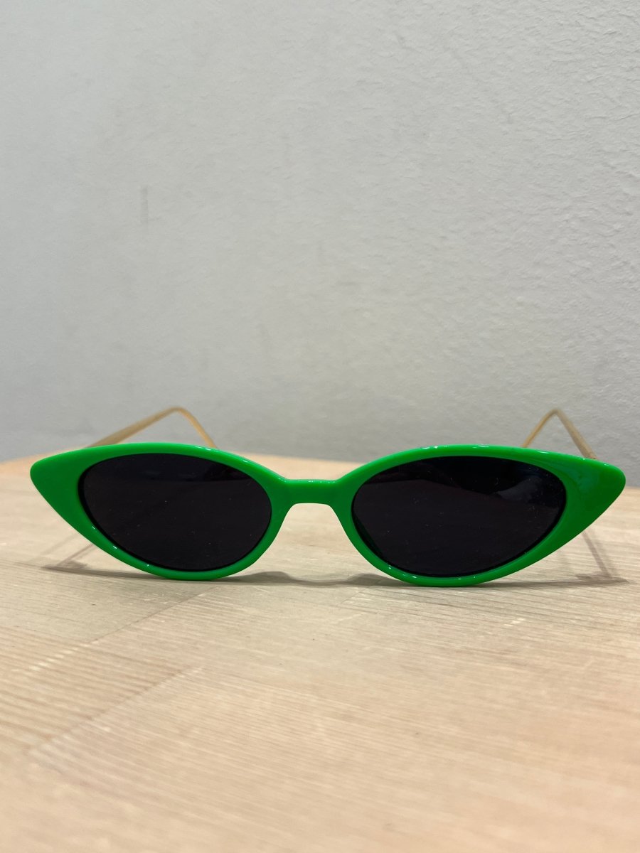 Occhiali da sole verdi occhi di gatto