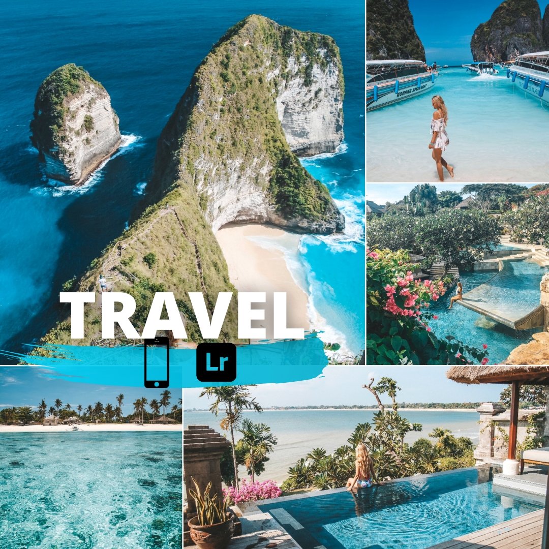 TRAVEL - Pack da 5 Preset Lightroom - Follie by Alice