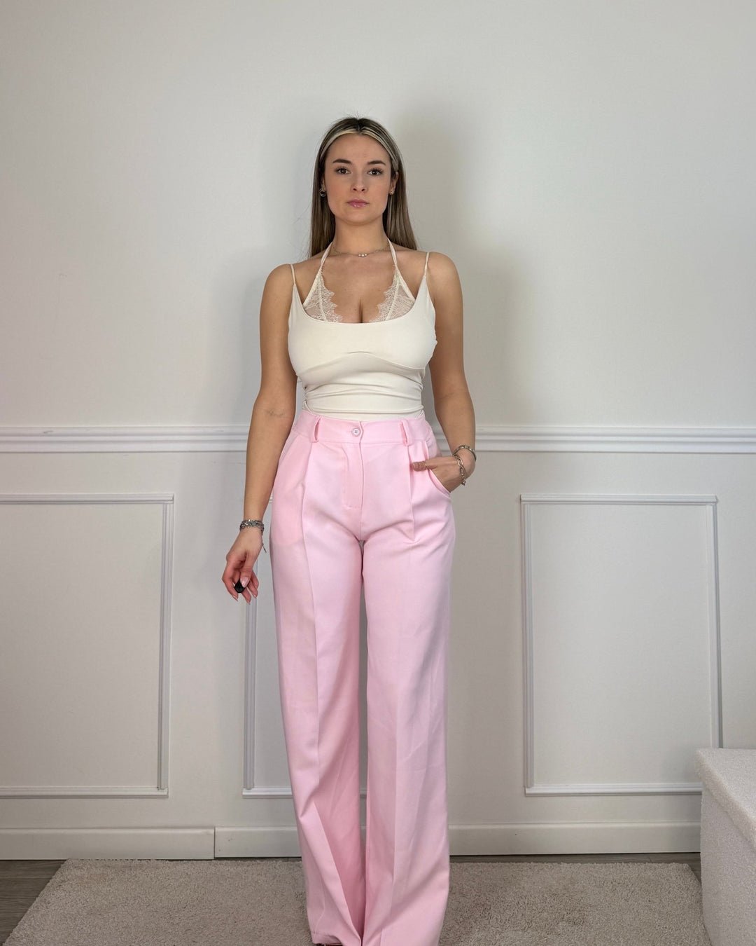 Pantaloni Rosa da Donna - Follie by Alice