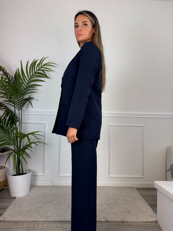 Giacca blazer doppiopetto IVORY