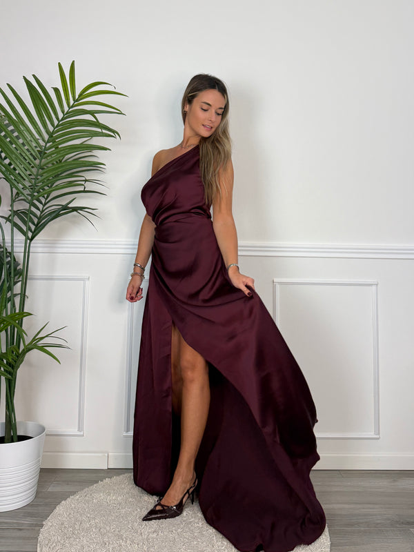 Vestito lungo monospalla GLAMOUR
